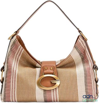 a close up of a purse with a handle on a white background