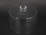 a clear plastic container with a clear lid on a black background