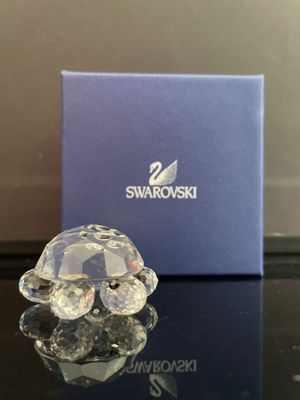 Figurine de tortue en cristal Swarovski avec son coffret, à vendre à San Francisco, Californie