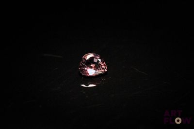a pink diamond in the dark