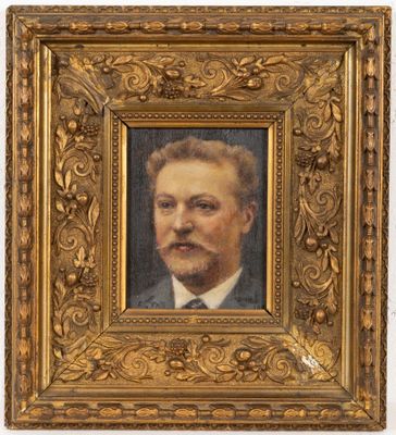 Francis TATTEGRAIN (1852-1915). Portrait de Georges Tattegra…