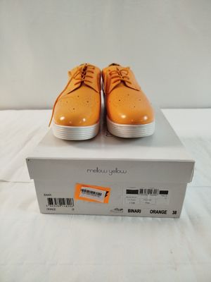 MELLOW YELLOW - Derbies plateforme BINARI - Cuir verni orang…
