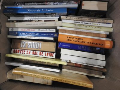 a box full of books that are sitting on a table