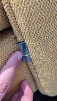 FAUTEUIL en tissu jaune moutarde VP INTERIORISMO. (photo 2)