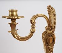 Suite de quatre appliques Napoléon III de style Louis XVI en… (photo 3)