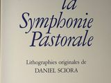 the cover of the book la symphonie pastorale by daniel sicora