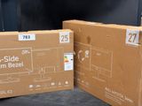 two boxes that are sitting next to each other on a table