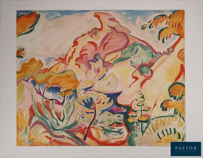 l'image d'un tableau représentant une femme assise sur un canapé