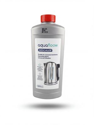 une bouteille de nettoyant Aquaflow sur fond blanc