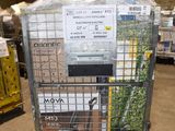 a cart that has a lot of boxes in it