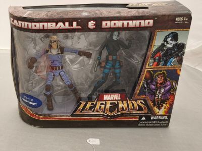 Set figurines CANNONBALL & DOMINO MARVEL LEGENDS