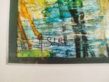 a picture of a painting hanging on the wall