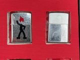 a picture of a set of six lighters in a red box