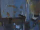 a painting of a vase with flowers in it on a table