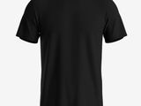 a black t - shirt on a white background