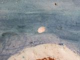 a picture of a painting of a man with a hat on