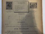 an old french newspaper with a picture of a man on it