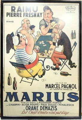 poster of a group of people sitting around a table with drinks