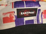 a close up of a backpack with a patch on it