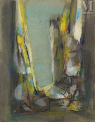 une image d'un tableau représentant une chaise devant une fenêtre