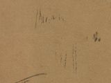 an image of a piece of brown paper with writing on it