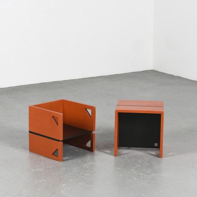 KERN + KERN Paire de fauteuils enfants se transformant en ta…