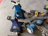 a lot of tools that are on the ground