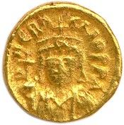 une pièce d'or portant l'image d'un homme