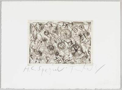 an image of a black and white drawing with writing on it