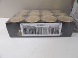 a box of gold coins sitting on a table