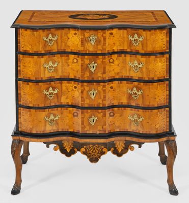 an image of a chest of drawers with drawers on top of it