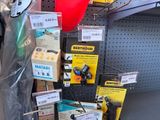many items on the shelf in the store for sale