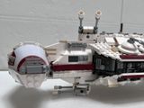 a lego model of a star wars vehicle on a table