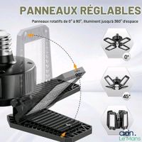 Ampoule LED compatible avec les douilles E26 et E27, 4 panne… (photo 2)