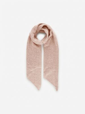 the cashmere scarf in blush