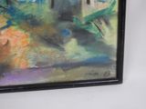 a picture of a painting on the wall of a room
