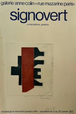 une affiche accrochée au mur d'un immeuble