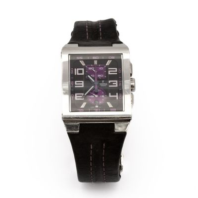 FESTINA Chrono Montre Bracelet - Boitier en acier de forme r…