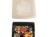 a nintendo game with a plastic case next to it
