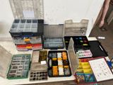 a table with a lot of different items on it