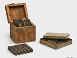 une image représentant une boîte en bois remplie de différents types d'outils
