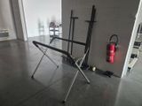 an image of a room with a fire extinguisher and a fire extinguisher on the floor