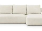an image of a white couch and ottoman on a white background