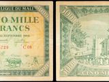 trois billets différents sur lesquels figure l'image d'un homme