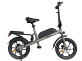 une image représentant un petit vélo électrique muni d'une selle et de roues