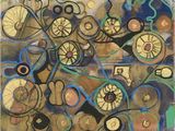 an image of a painting with a lot of different colors on it