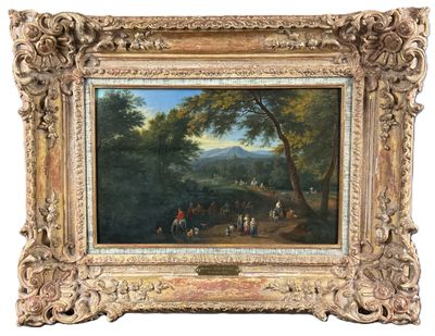 Adriaen Frans BOUDEWIJNS (Bruxelles 1614 – 1719) & Matthijs …