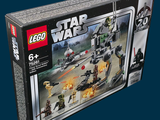 a box with a lego star wars set inside of it