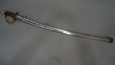 an image of a sword that is on display