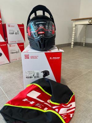Neuf - Casque DE Moto Ls2 Helmets Ls2 Mx702 Pioneer II Solid…